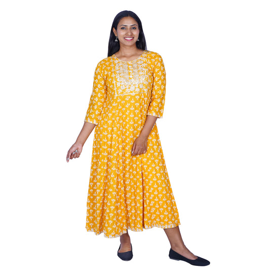 Haldi Yellow Gown