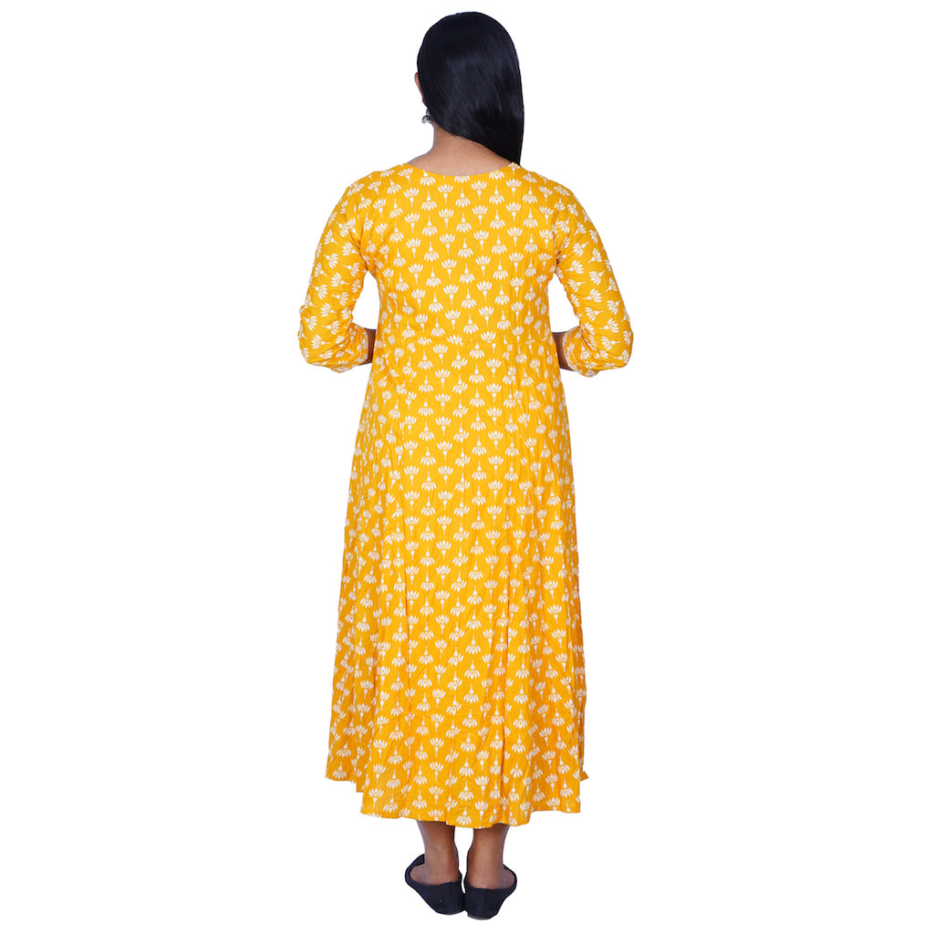 Haldi Yellow Gown